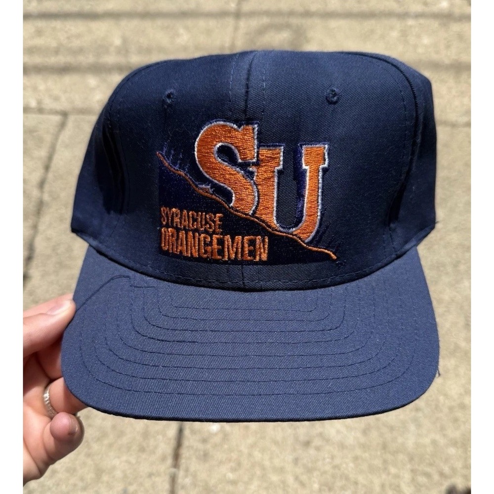 Vintage 90s Syracuse Orangemen NCAA Signature Snapback‎ Cap Hat